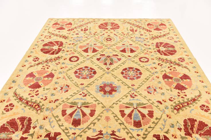 Detail image of 6' 10 x 10' 4 Hand Knotted Ariana Ziegler Oriental Rug