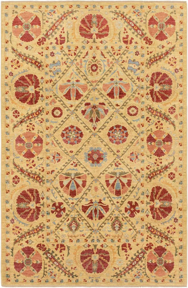6' 10 x 10' 4 Hand Knotted Ariana Ziegler Oriental Rug