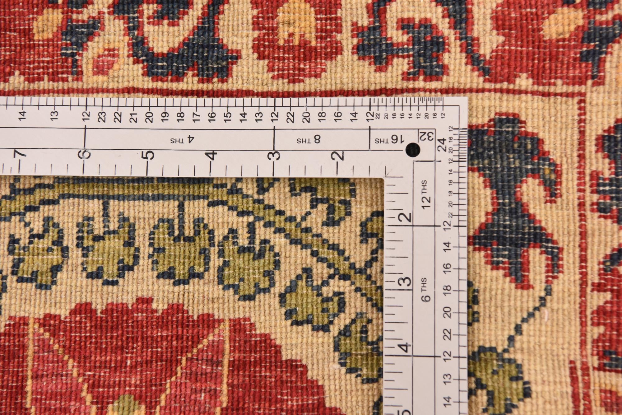 6' 1 x 8' 9 Hand Knotted Ariana Ziegler Oriental Rug