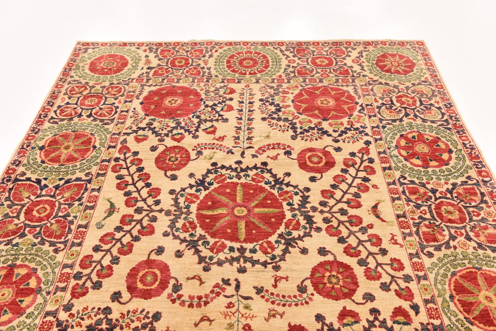 6' 1 x 8' 9 Hand Knotted Ariana Ziegler Oriental Rug