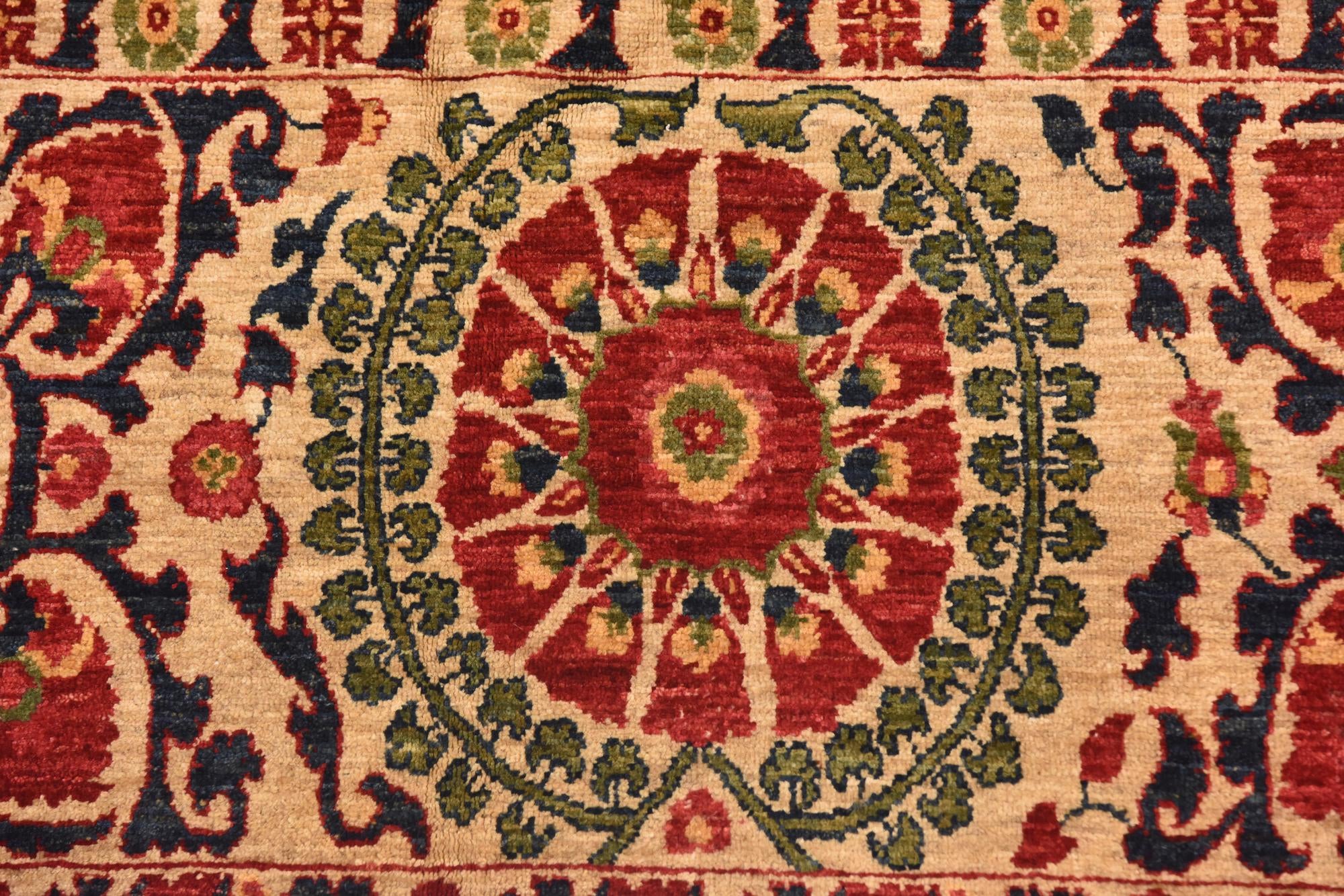 6' 1 x 8' 9 Hand Knotted Ariana Ziegler Oriental Rug