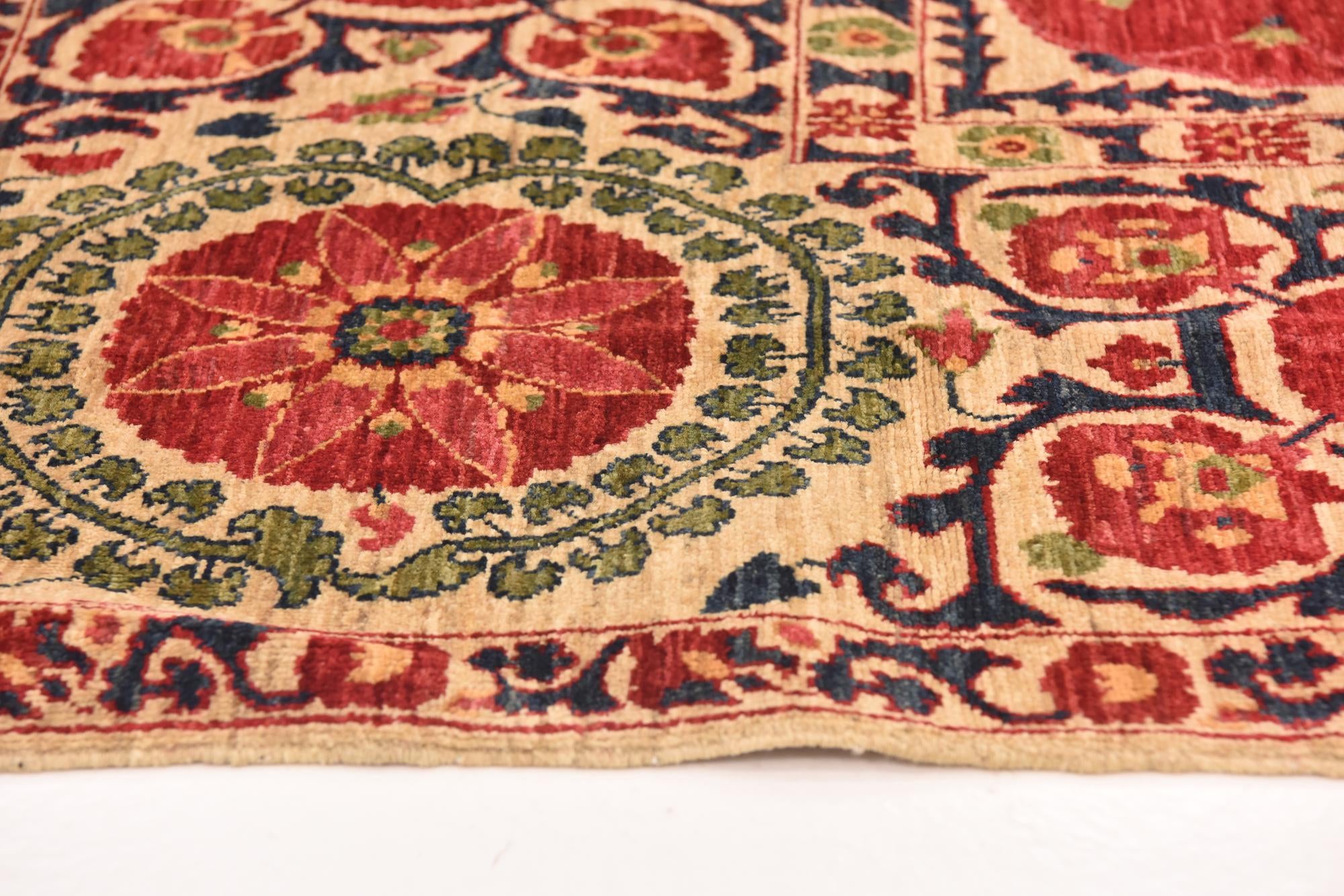 6' 1 x 8' 9 Hand Knotted Ariana Ziegler Oriental Rug