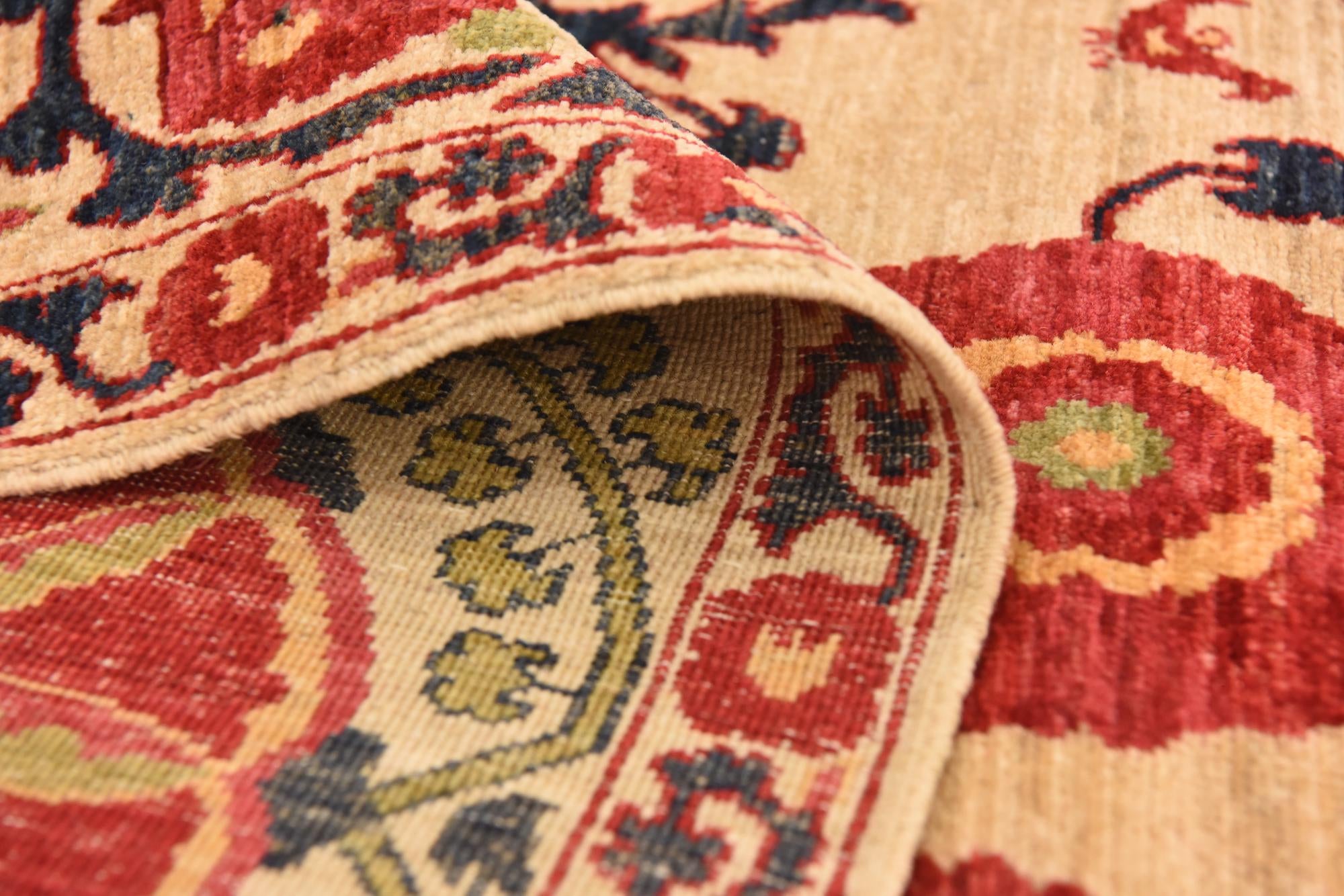 6' 1 x 8' 9 Hand Knotted Ariana Ziegler Oriental Rug