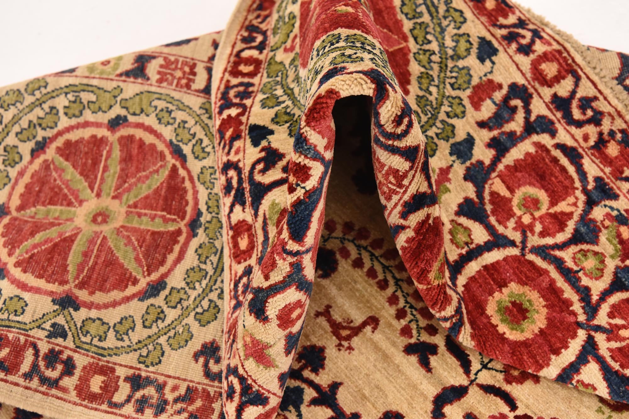 6' 1 x 8' 1 Hand Knotted Ariana Ziegler Oriental Rug