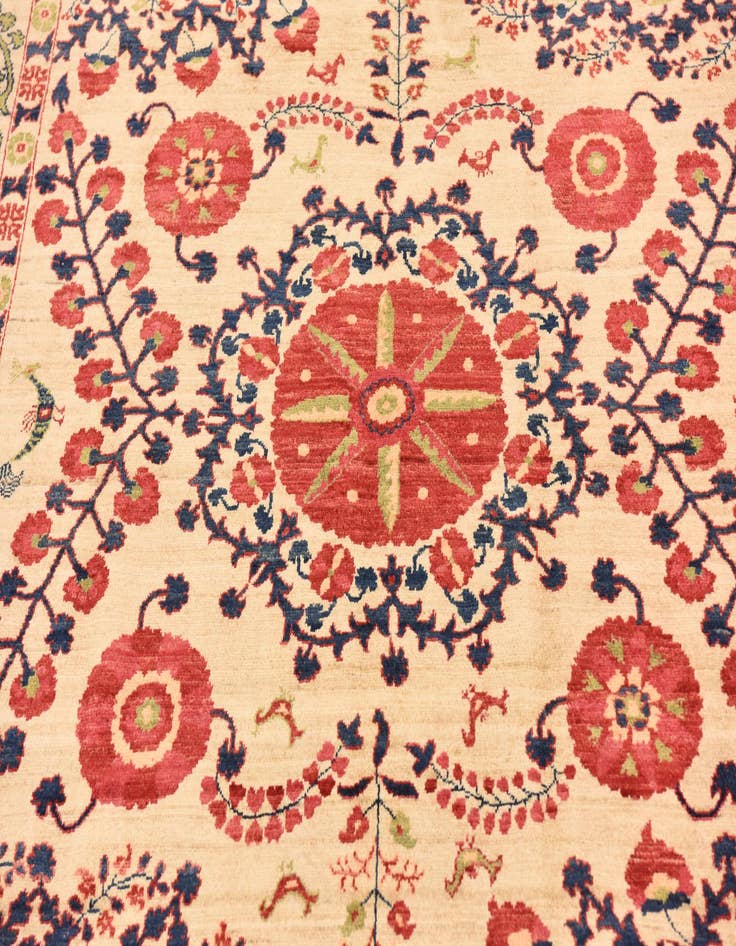 Detail image of 6' 1 x 8' 1  Hand Knotted Ariana Ziegler Oriental Rug