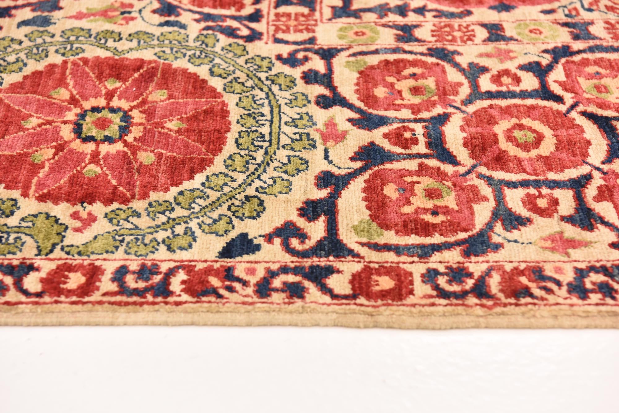 6' 1 x 8' 1 Hand Knotted Ariana Ziegler Oriental Rug