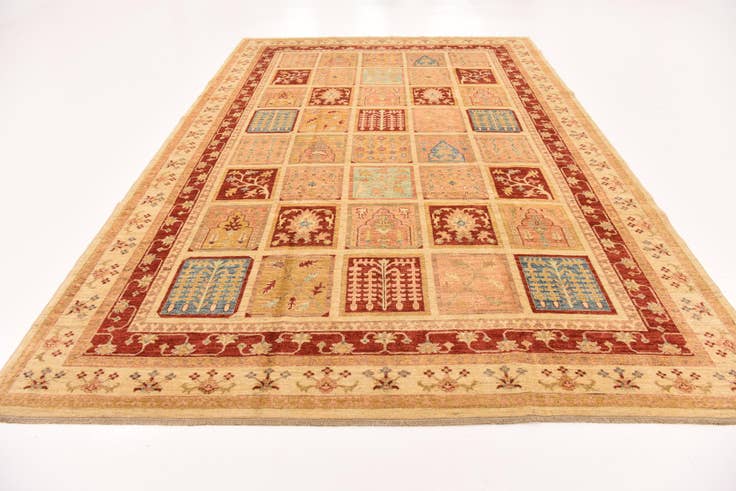 Detail image of 8' 3 x 11' 11 Hand Knotted Ariana Ziegler Oriental Rug