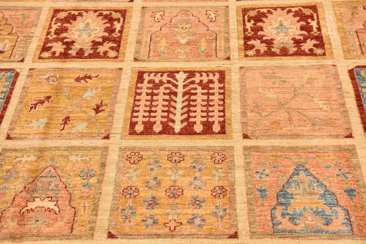 Detail image of 8' 3 x 11' 11 Hand Knotted Ariana Ziegler Oriental Rug