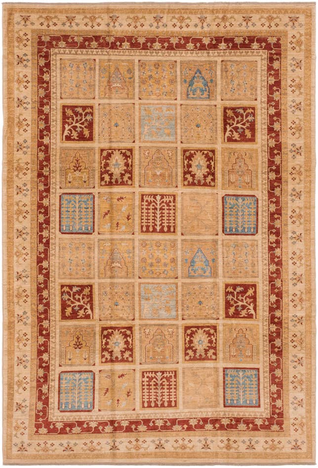 Detail image of 8' 3 x 11' 11 Hand Knotted Ariana Ziegler Oriental Rug
