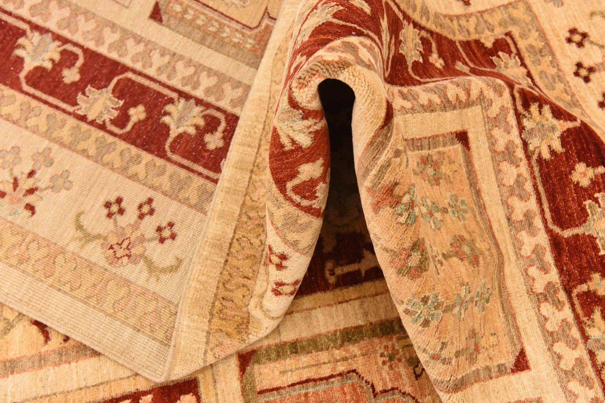 8' 4 x 11' 4 Hand Knotted Ariana Ziegler Rug