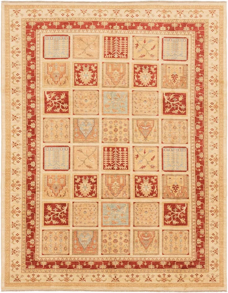 Detail image of 8' 4 x 11' 4 Hand Knotted Ariana Ziegler Rug