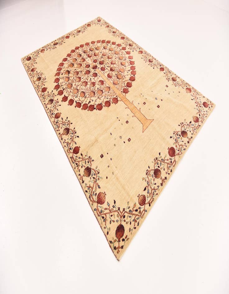 Detail image of 6' 4 x 9' 5 Hand Knotted Ariana Ziegler Wool Rug