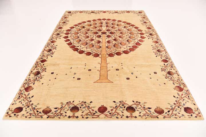 6' 4 x 9' 5 Hand Knotted Ariana Ziegler Wool Rug