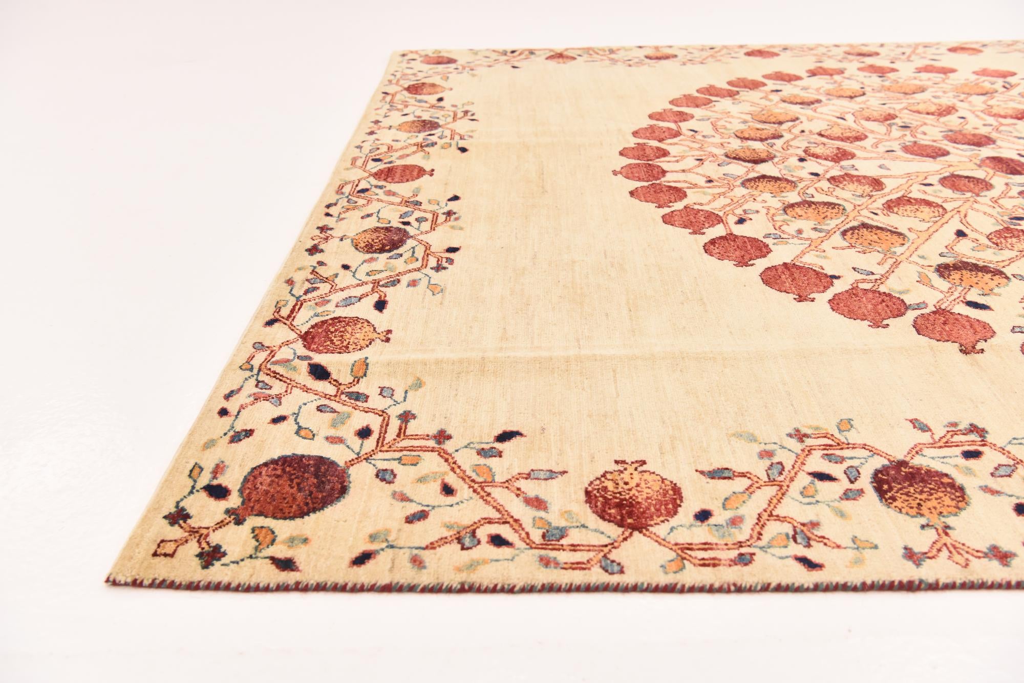 6' 4 x 9' 5 Hand Knotted Ariana Ziegler Wool Rug