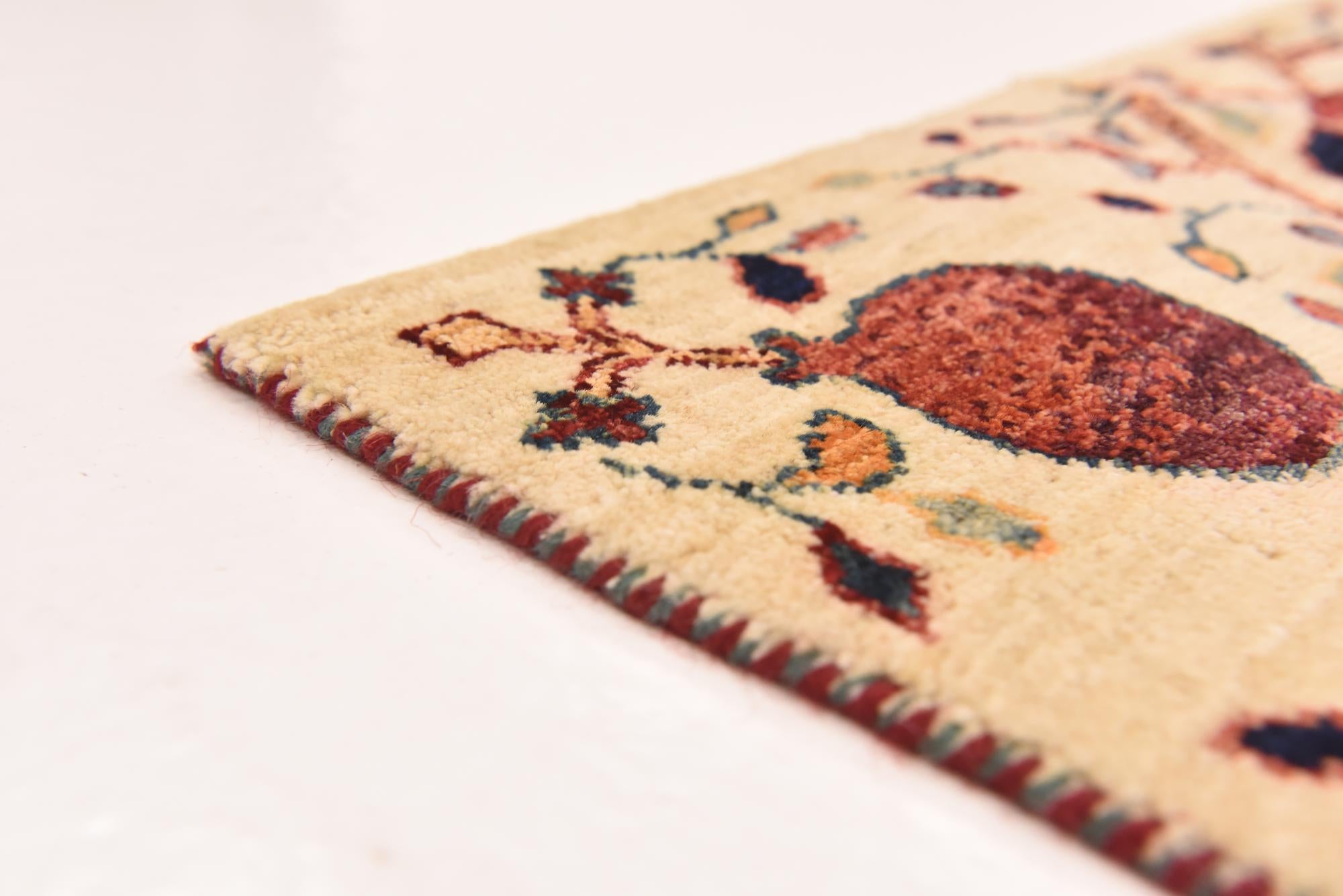 6' 4 x 9' 5 Hand Knotted Ariana Ziegler Wool Rug