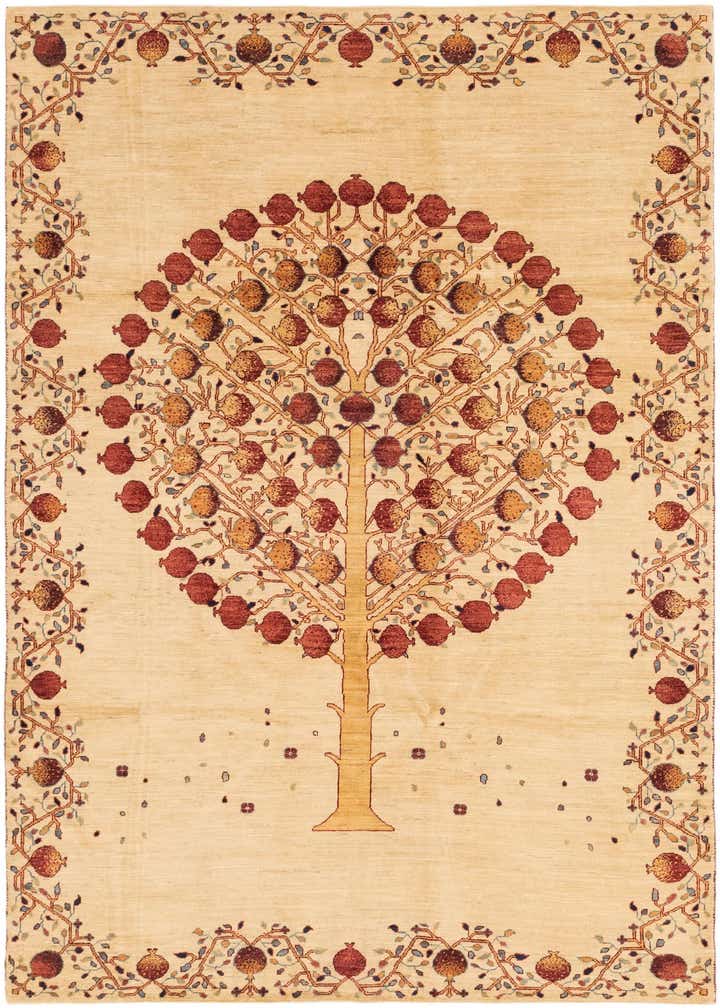 6' 4 x 9' 5 Hand Knotted Ariana Ziegler Wool Rug
