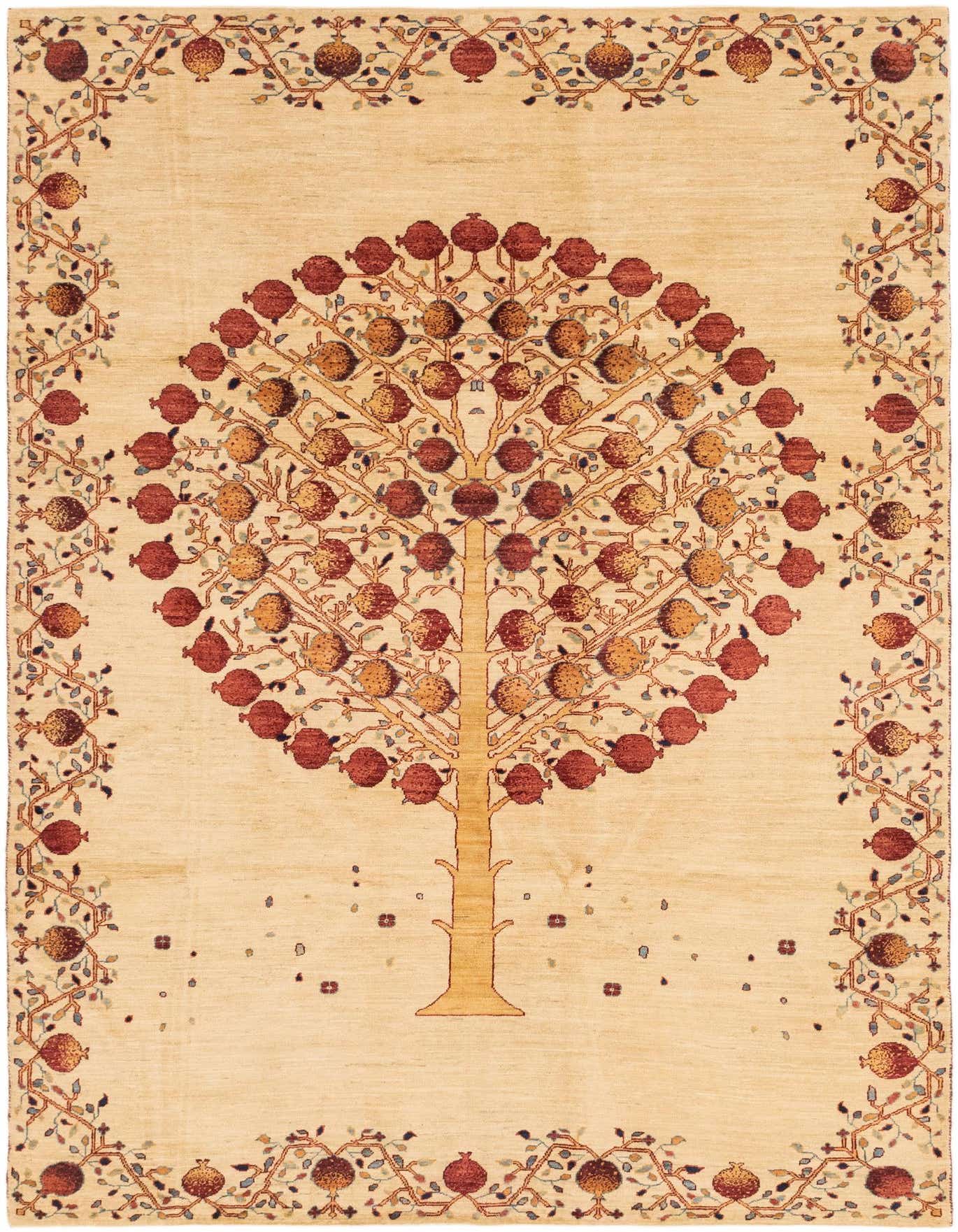 6' 4 x 9' 5 Hand Knotted Ariana Ziegler Wool Rug