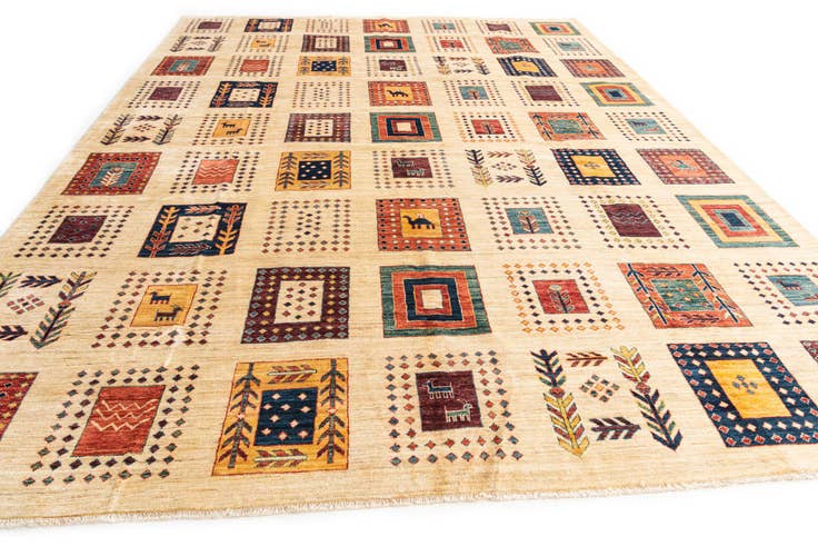 Detail image of 9' 10 x 13' 2 Hand Knotted Ariana Ziegler Oriental Rug