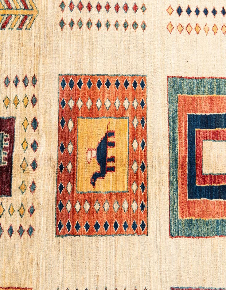 Detail image of 9' 10 x 13' 2 Hand Knotted Ariana Ziegler Oriental Rug