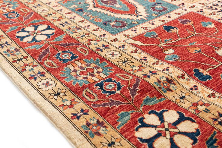 Detail image of 8' 3 x 9' 3 Hand Knotted Ariana Ziegler Oriental Rug