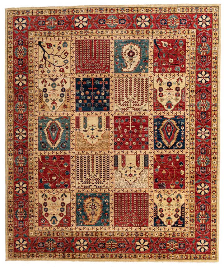 8' 3 x 9' 3 Hand Knotted Ariana Ziegler Oriental Rug