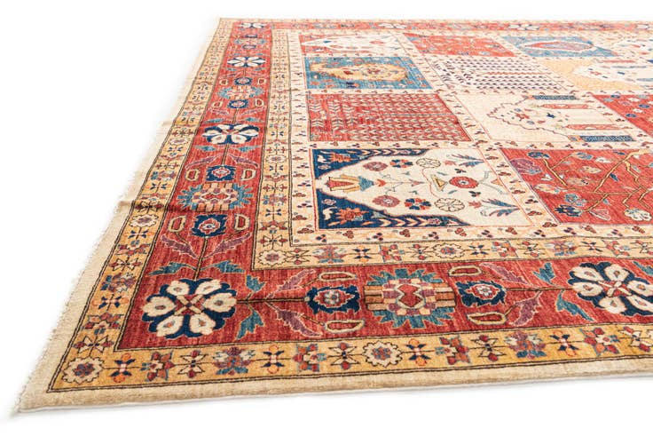 Detail image of 8' 3 x 9' 8 Hand Knotted Ariana Ziegler Oriental Rug