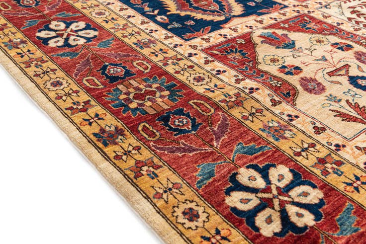 Detail image of 8' 3 x 9' 8 Hand Knotted Ariana Ziegler Oriental Rug