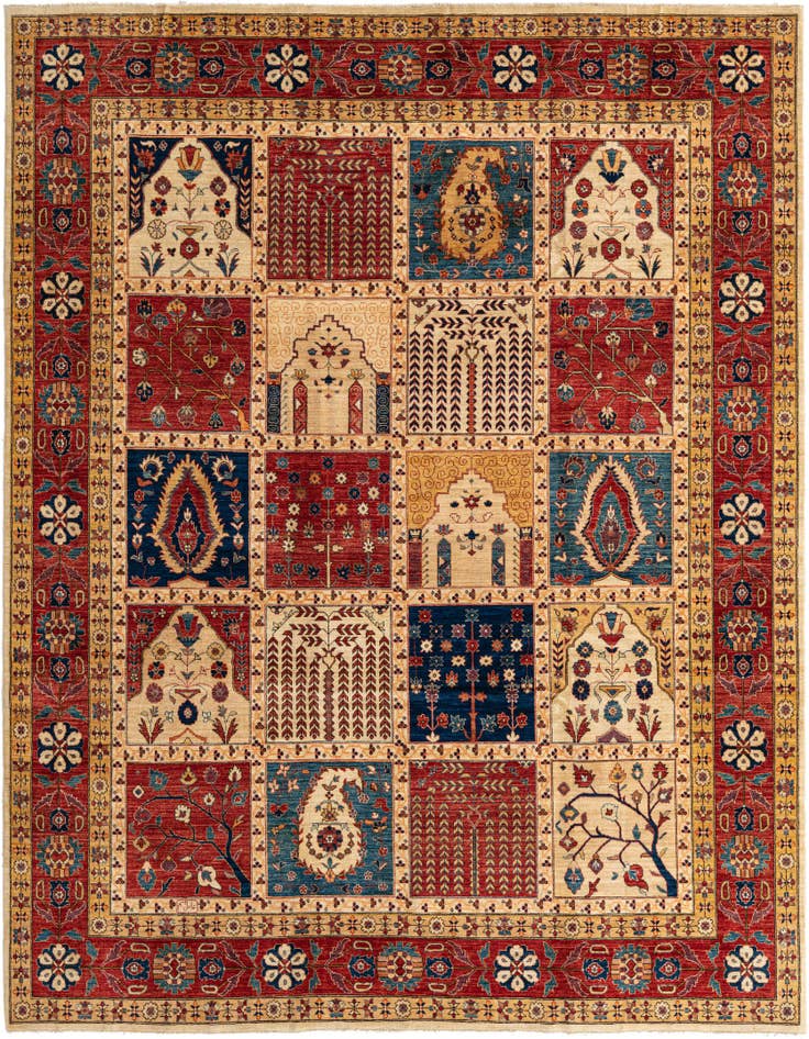 Detail image of 8' 3 x 9' 8 Hand Knotted Ariana Ziegler Oriental Rug