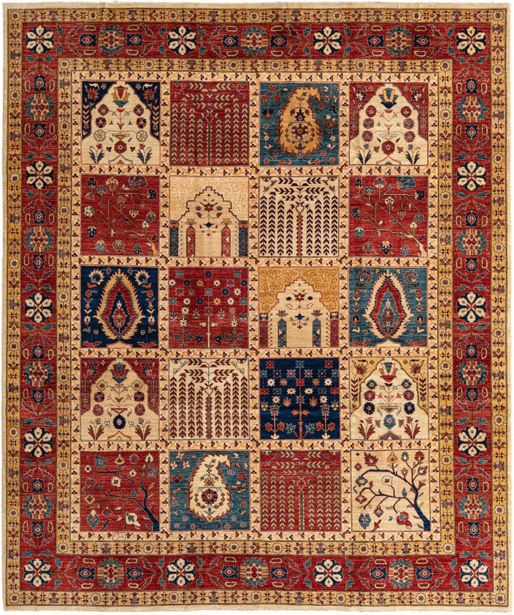 Detail image of 8' 3 x 9' 8 Hand Knotted Ariana Ziegler Oriental Rug