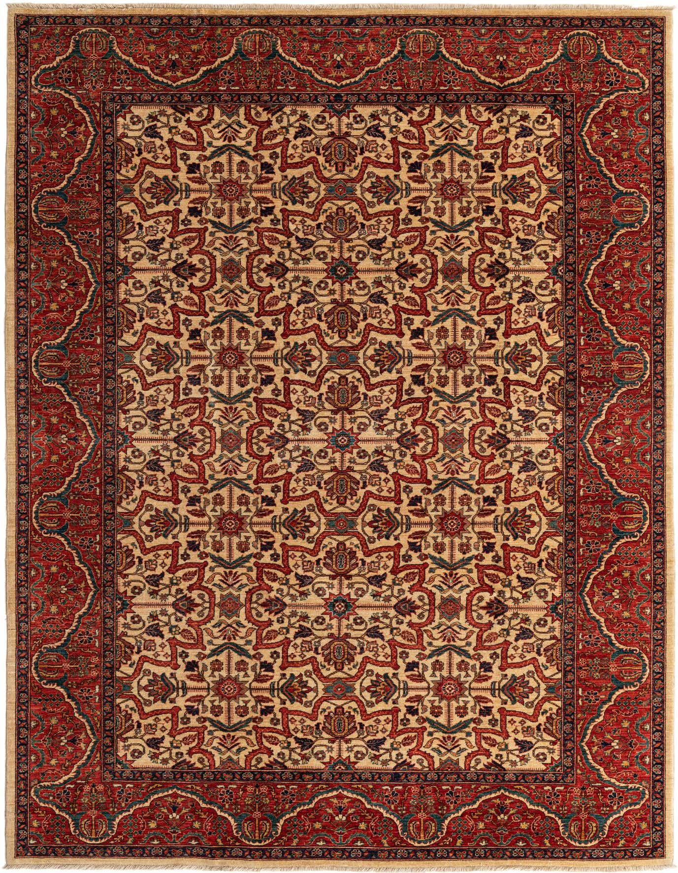 7' 1 x 10' 1 Hand Knotted Ariana Ziegler Oriental Rug