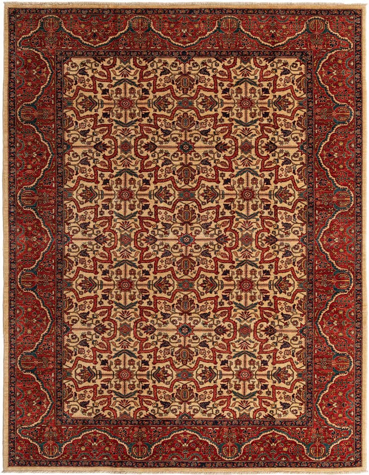 Detail image of 7' 1 x 10' 1 Hand Knotted Ariana Ziegler Oriental Rug