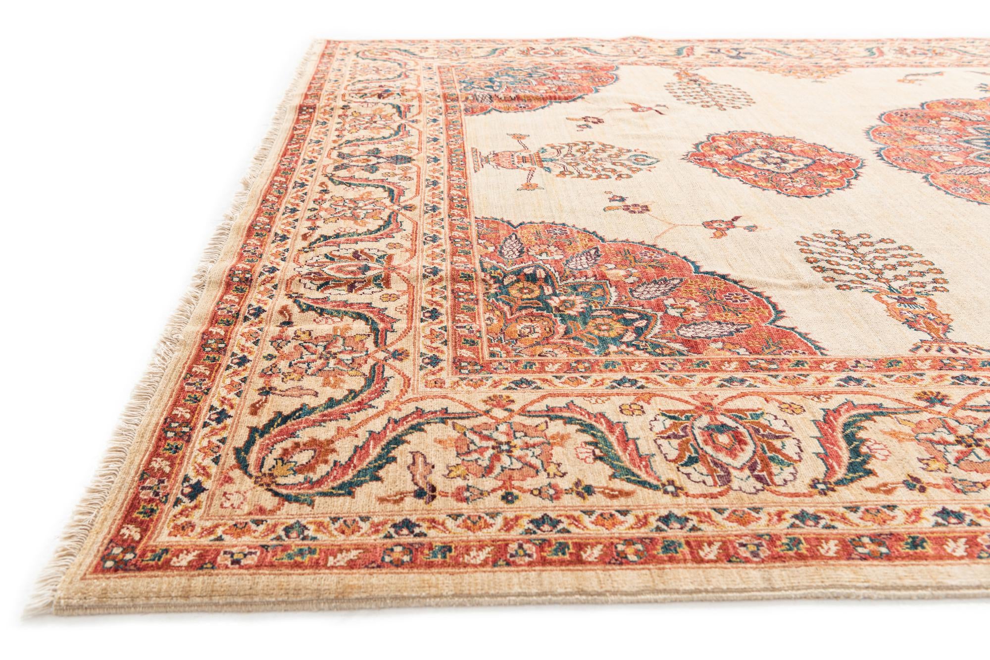 6' 8 x 9' 10 Hand Knotted Ariana Ziegler Oriental Rug