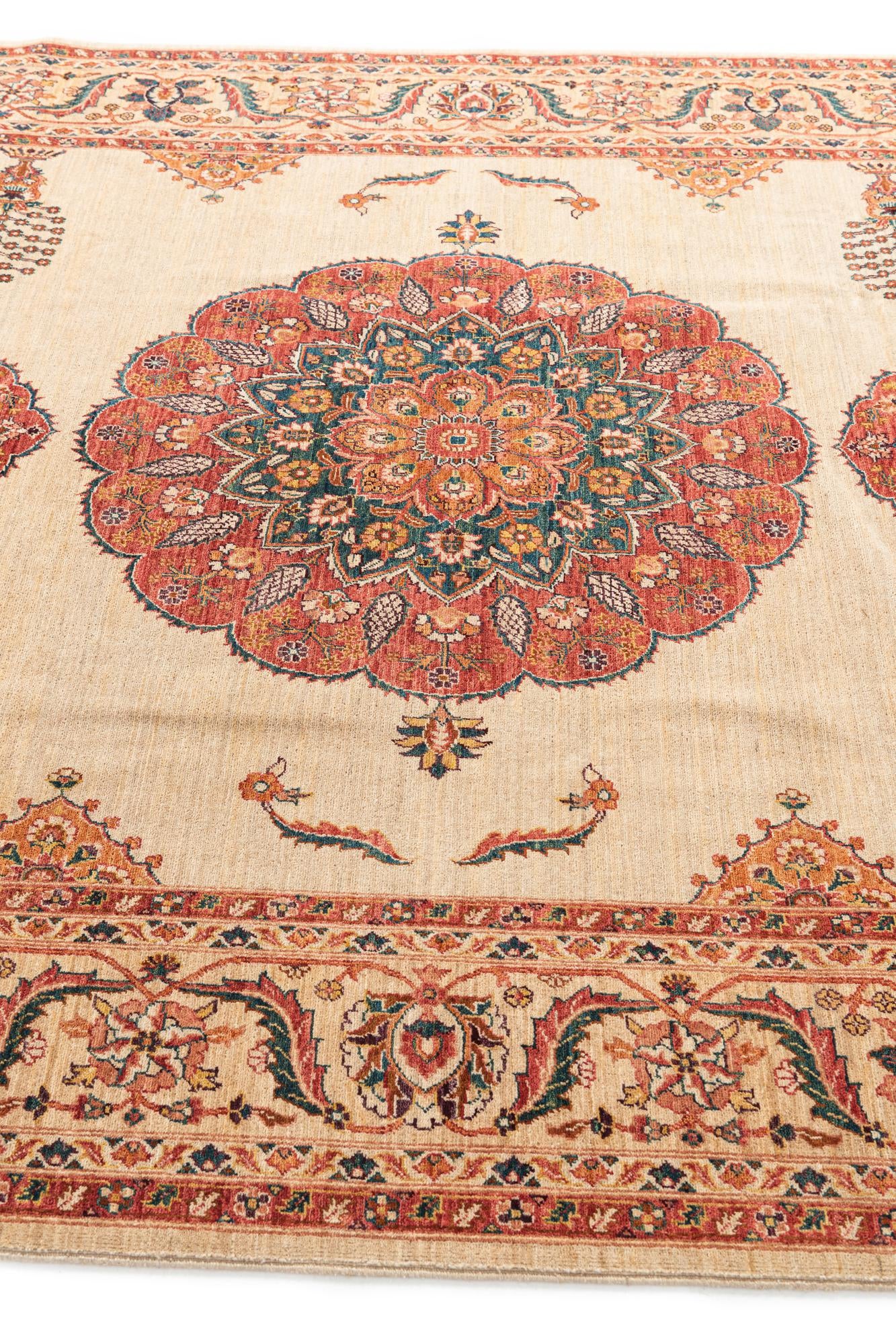 6' 8 x 9' 10 Hand Knotted Ariana Ziegler Oriental Rug