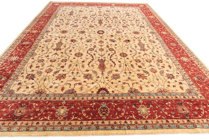 Detail image of 9' 10 x 13' 2 Hand Knotted Ariana Ziegler Oriental Rug