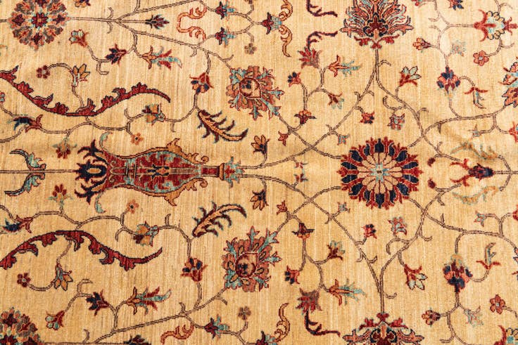 Detail image of 9' 10 x 13' 2 Hand Knotted Ariana Ziegler Oriental Rug