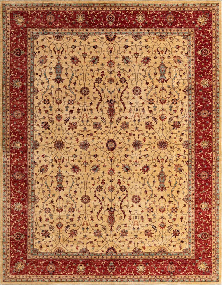 Detail image of 9' 10 x 13' 2 Hand Knotted Ariana Ziegler Oriental Rug