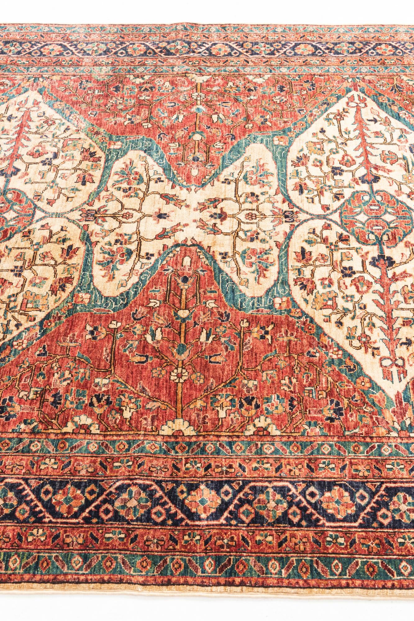 5' 8 x 8' 1 Hand Knotted Ariana Ziegler Oriental Rug