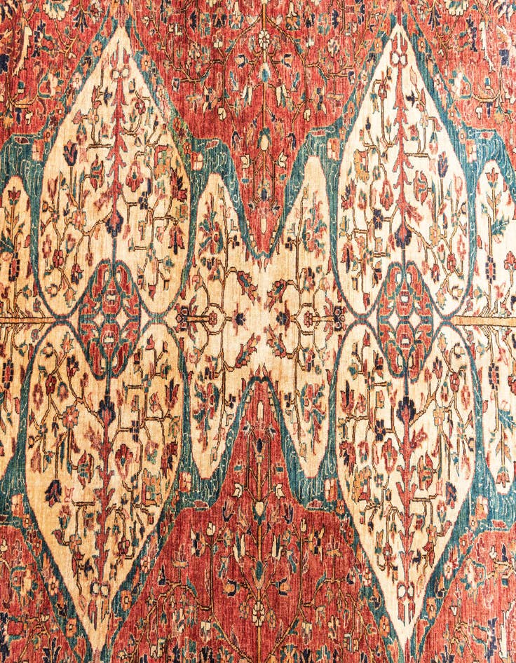 Detail image of 5' 8 x 8' 1  Hand Knotted Ariana Ziegler Oriental Rug