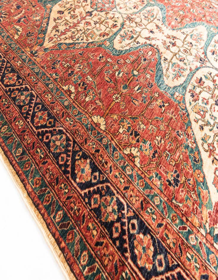 Detail image of 5' 8 x 8' 1  Hand Knotted Ariana Ziegler Oriental Rug