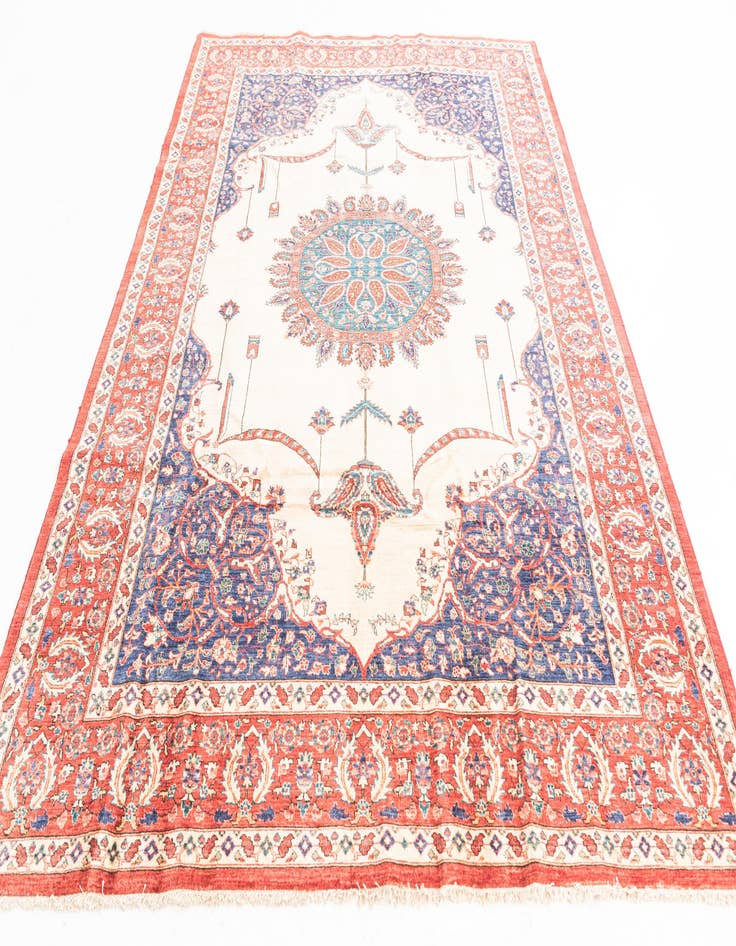 Detail image of 6' 5 x 9' 4  Hand Knotted Ariana Ziegler Oriental Rug