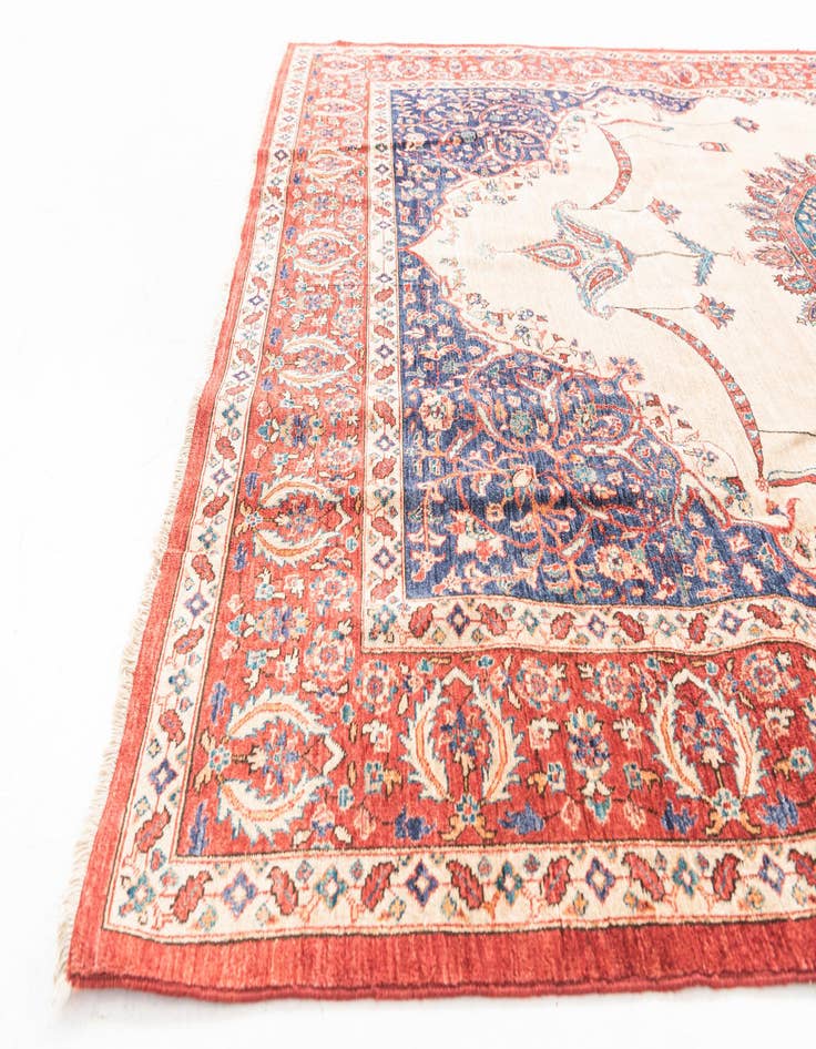 Detail image of 6' 5 x 9' 4  Hand Knotted Ariana Ziegler Oriental Rug