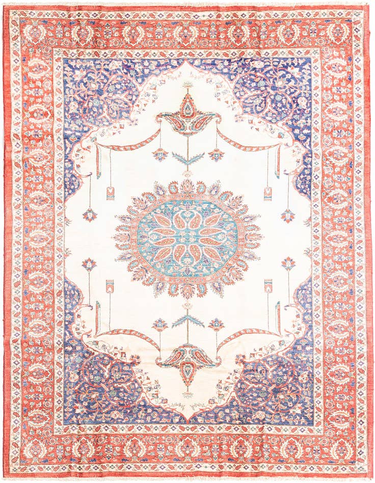Detail image of 6' 5 x 9' 4 Hand Knotted Ariana Ziegler Oriental Rug