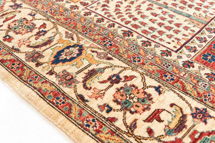 5' 10 x 8' 3 Hand Knotted Ariana Ziegler Oriental Rug
