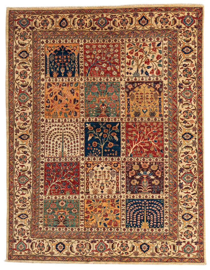 Detail image of 5' 10 x 8' 3 Hand Knotted Ariana Ziegler Oriental Rug