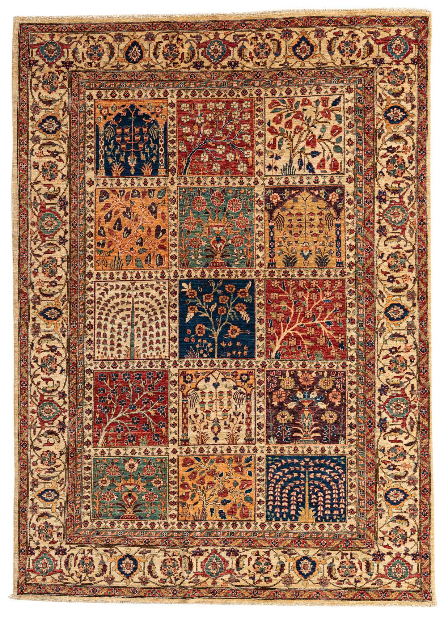 5' 10 x 8' 3 Hand Knotted Ariana Ziegler Oriental Rug