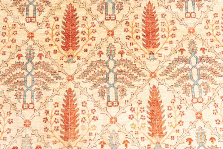6' 8 x 9' 9 Hand Knotted Ariana Ziegler Oriental Rug