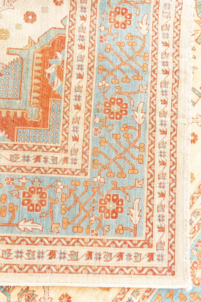 6' 8 x 9' 9 Hand Knotted Ariana Ziegler Oriental Rug