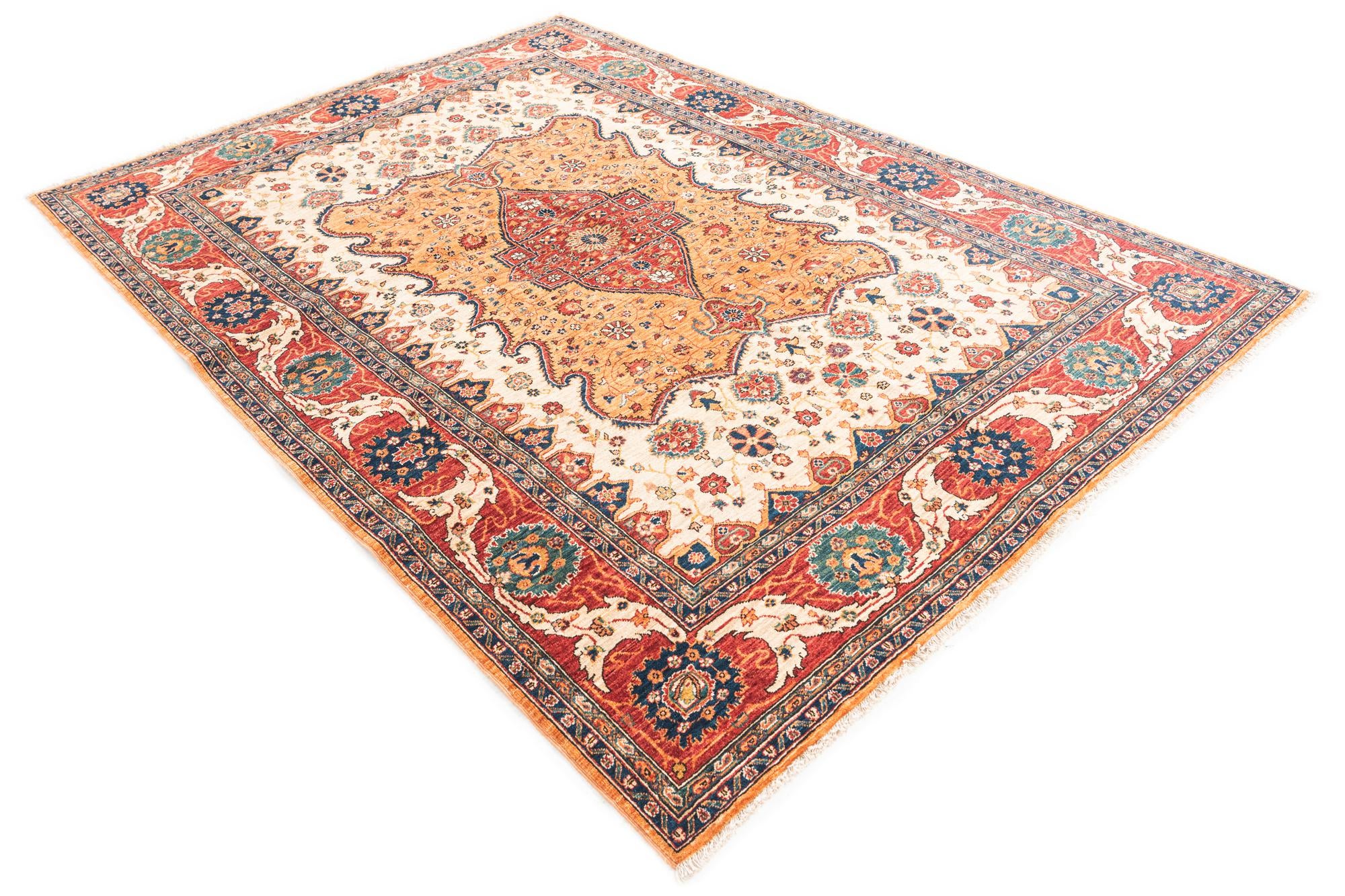 5' 9 x 8' Hand Knotted Ariana Ziegler Rug