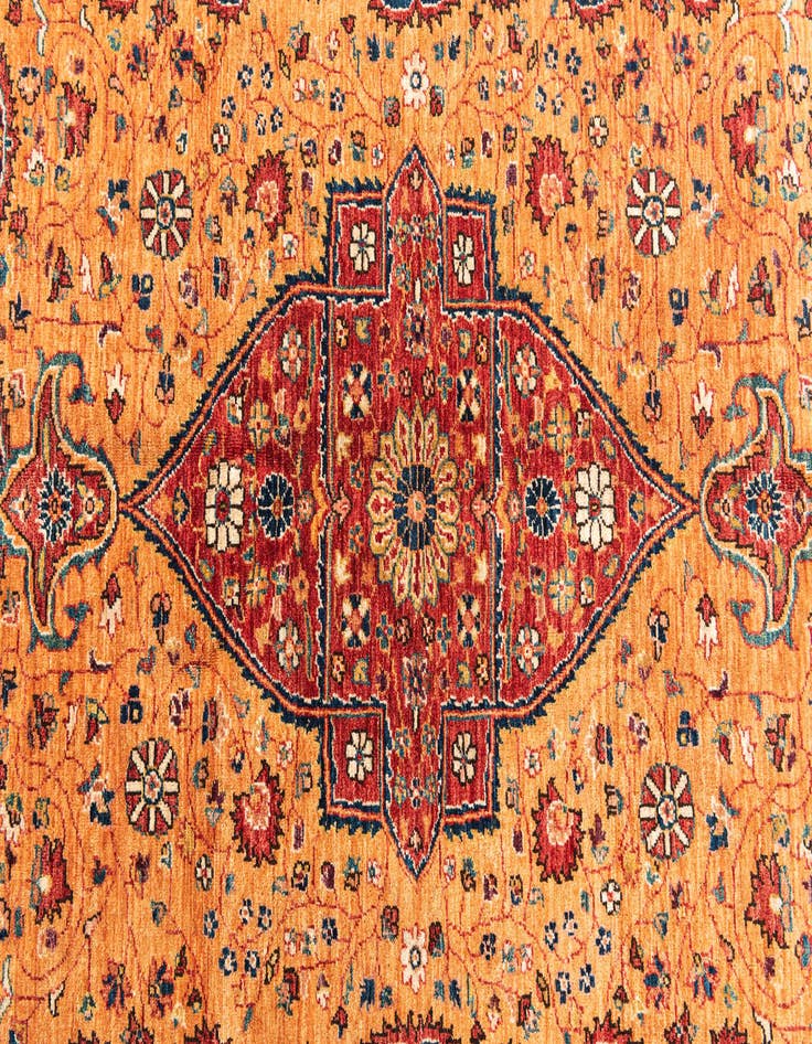 Detail image of 5' 9 x 8'  Hand Knotted Ariana Ziegler Rug