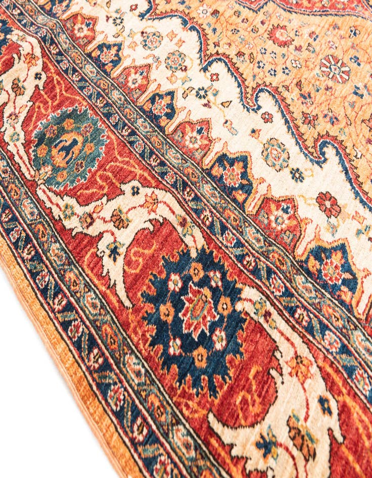 Detail image of 5' 9 x 8'  Hand Knotted Ariana Ziegler Rug